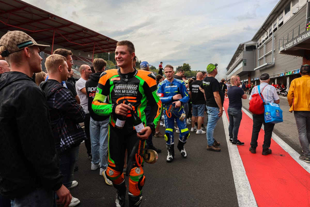 Senna bij Spa-Francorchamps